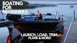 Boating Basics COMPLETE Guide to Launching Loading Driving amp More [upl. by Beckerman]