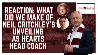 Reaction Neil Critchleys unveiling as Hearts manager and Andrew McKinlay comments [upl. by Laurette]