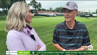 Grandson grandfather enjoy final trip to Rocket Mortgage Classic together [upl. by Tiffanie]