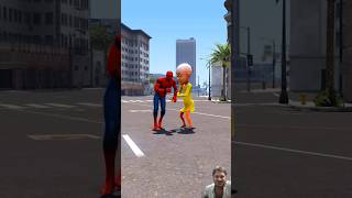 Motu Patlu and Spider man GTA animation motupatalugta indiancartoon gta motupatluanimation [upl. by Adran]