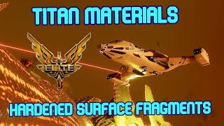 Elite Dangerous Guide  Thargoid Titan Materials  Hardened Surface Fragments for AGF engineering [upl. by Aneen]