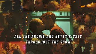 All the Archie and Betty kisses throughout the show [upl. by Yrred]