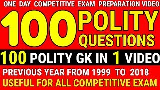 POLITY  PARLIAMENT amp CONSTITUTION  Indian polity GK IN ENGLISH  Syllabus  SSC CGL CPO MTS GD BB [upl. by Imoin]