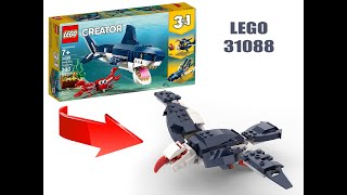 LEGO CREATOR 31088 Alternate Build [upl. by Naujat]