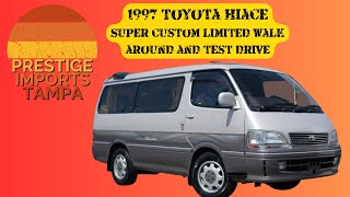 1997 Toyota Hiace Super Custom Limited test drive and walk around [upl. by Pool]