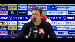 Conferenza di Formisano pre gara Perugia Entella [upl. by Nawat861]