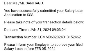 SSS SALARY LOAN APPLICATION 2024 How to apply Salary Loan in SSS 2024 [upl. by Elfie620]