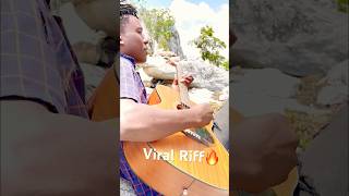 I played this viral Riff on top of mountain ⛰️ [upl. by Chic]