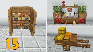 Minecraft 15 Medieval Interior Designs and Ideas [upl. by Heady541]