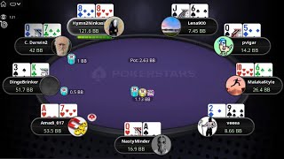 10K SCOOP 16H High Roller Lena900  C Darwin2  Amadi017 Final Table Poker Replays [upl. by Nnayrrehs529]