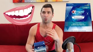 Crest 3D Whitening Strips 1 Hour Express Review [upl. by Kobe]