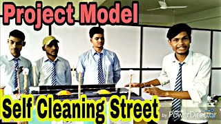 Self Cleaning Street  Model  Civil Engineering Projects  RRSIMT  Hindi  Er Amit Soni [upl. by Esorlatsyrc]