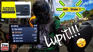 Supremo Premiere 4K action cam  may ANTI  SHAKE   the BEST [upl. by Kassandra]