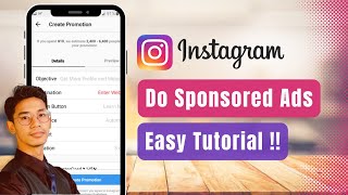 How to do Sponsored Ads on Instagram [upl. by Ahsilahs]