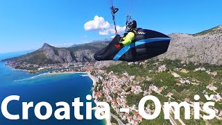 Paragliding Croatia  Makarska to Omis Maj 2024 [upl. by Welcy535]