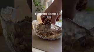 FERRERO ROCHER AT HOME THERE ARE ONLY 4 INGREDIENTS AND A VERY SIMPLE RECIPE [upl. by Russom]