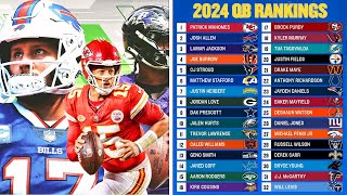 2024 NFL QBS Power Rankings Week 1 [upl. by Ardath]