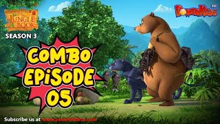 Jungle Book Season 3  COMBO EPISODE 5  जंगल बुक हिंदी नया एपिसोडPowerKidstv​ [upl. by Toblat]