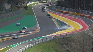 2023 Porsche Carrera Cup Benelux SpaFrancorchamps crash in the Raidillon 4K [upl. by Paddie]