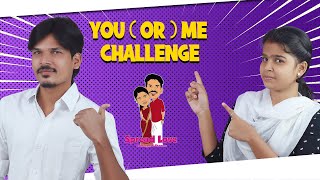 YOU OR ME COUPLE CHALLENGE  TAMIL COUPLE FUN GAME [upl. by Fonz]