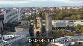 Glockenturm Einrüstung der KaiserWilhelmGedächtniskirche in BerlinCharlottenburg [upl. by Lyrad]