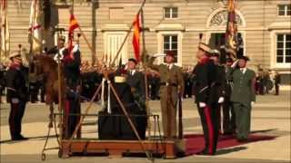 National Anthem of SPAIN at Royal Palace of Madrid [upl. by Bortman]