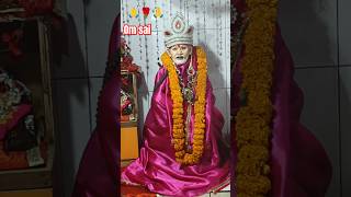 Sidari wale sai baba hindugod for youmorning darshan om sai bhagwan tripleblessing lordsun [upl. by Edmonda]