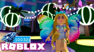 100k SHOPPING SPREE Roblox 👑 Royale High 👑  Rainbow Fairy [upl. by Brottman]