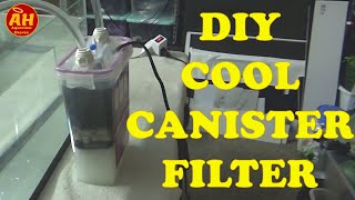 How To DIY Canister Filter  Aquarium Fish Tank [upl. by Melessa]