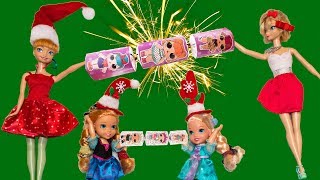 Elsa and Anna toddlers Christmas crackers [upl. by Reeba]