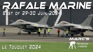 4Kᵁᴴᴰ Le Touquet Meeting Aérien 2024 Rafale Marine Best of 2930 Juin 2024 Airshow 2024 [upl. by Leidag]