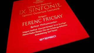 Ferenc Fricsay Beethoven 9th Symphony 4th Mov Part II [upl. by Tfat]