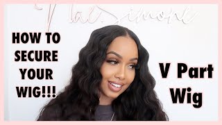 How To Secure Your V Part Wig  Ft Nadula Hair Company [upl. by Dickman]