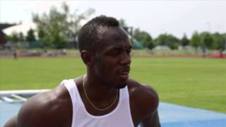 Usain Bolt Trains in PUMA [upl. by Negaet39]