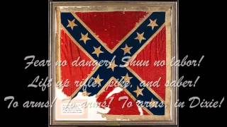 Confederate Song  To Arms In Dixie with lyrics [upl. by Margo693]