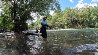 Aventura y recorrido de PESCA Y COCINA por hermoso rio [upl. by Carri]