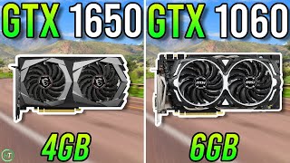 GTX 1650 4GB vs GTX 1060 6GB  Big Difference [upl. by Basham499]