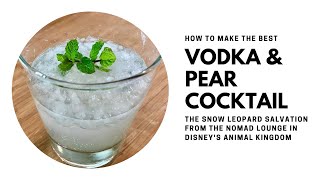 Snow Leopard Salvation drink from Nomad Lounge at Disneys Animal Kingdom [upl. by Trinia292]