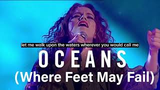 Oceans Where Feet May Fail  Taya Smith  Hillsong UNITED with Lyrics hillsongworship [upl. by Golter]