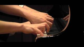 Unison Piano Duo Brahms Hungarian Dance No 4 [upl. by Ahsienad384]