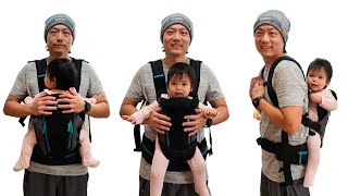 Step By Step How To Use Infantino Carry On Multi Pocket 4in1 [upl. by Oruam224]