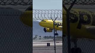 Spirit Airlines Airbus A320 Arriving in Las Vegas [upl. by Adaynek]