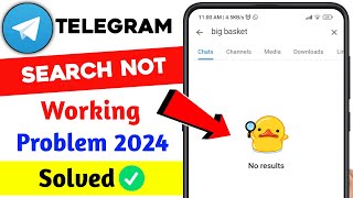 How to Fix telegram search not Working problem 2024 [upl. by Parry788]