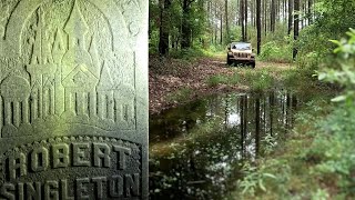 Muddy Trail Leads Us To Old Family Cemetery Discovered 1 Mile Deep In The Woods Singleton Cemetery [upl. by Abeu]