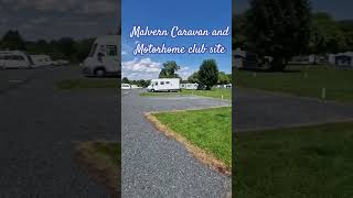 Tour of Malvern Caravan and motorhome club site [upl. by Horick]