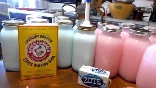 DIY Making your own laundry soap [upl. by Nnylarac]