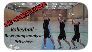 Volleyball  Bewegungsanalyse Pritschen  Theorie  Sport Abitur [upl. by Laurin62]