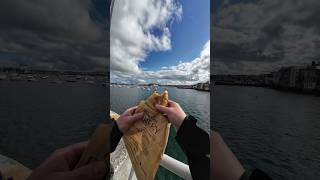 Is there a correct way to eat a Cornish Pasty 🤨 cornwall [upl. by Desdamona]