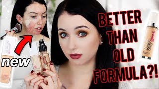 ITS BACKNEW Maybelline SuperStay Foundation First Impression Review amp Demo AcneFair Skin [upl. by Peder]