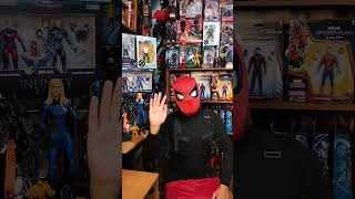 ¡LA MEJOR MASCARA DE SPIDERMAN SPIDERMAN MARVEL NOWAYHOME COSPLAY tomholland spiderverse [upl. by Norabal]